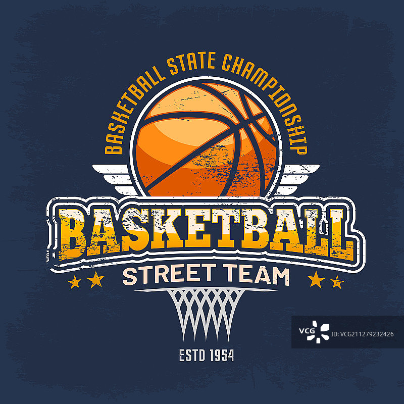 街头篮球队运动服装球类标志图片素材