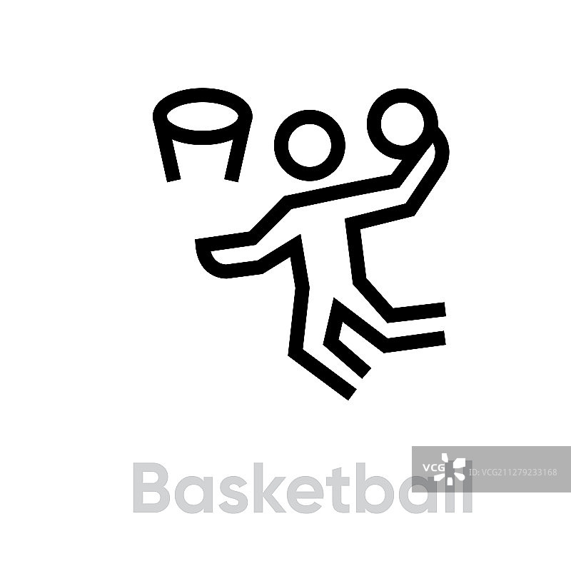 篮球运动图标图片素材