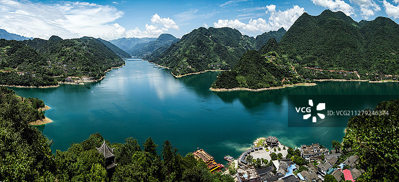 清江画廊图片素材