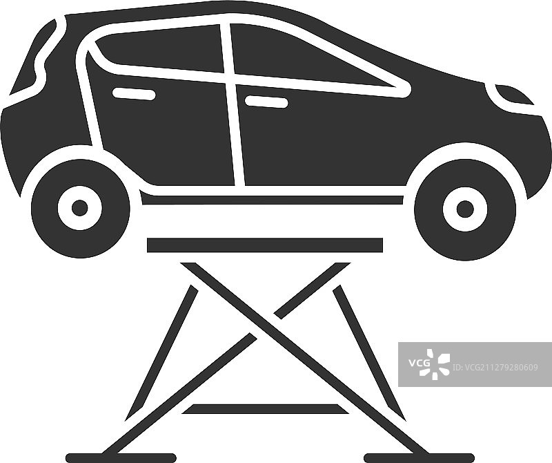 汽车升降机标志图片素材