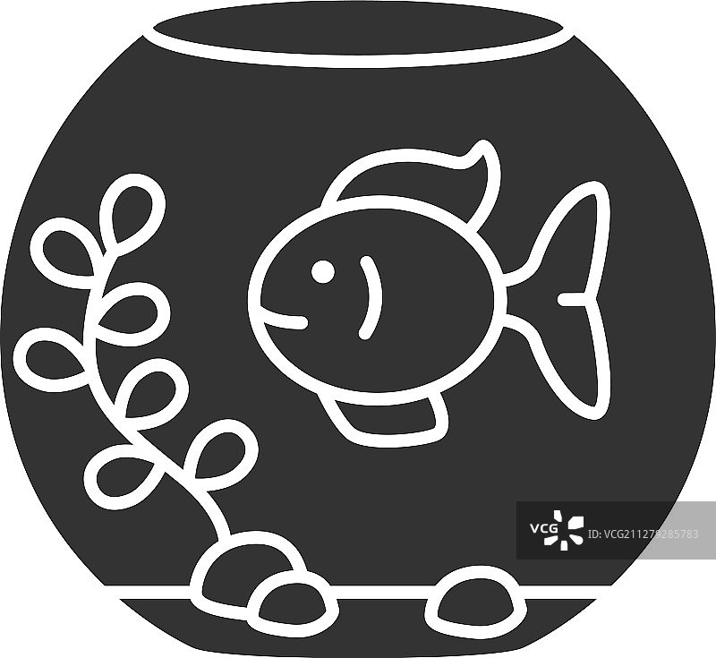 水族箱glyph图标图片素材