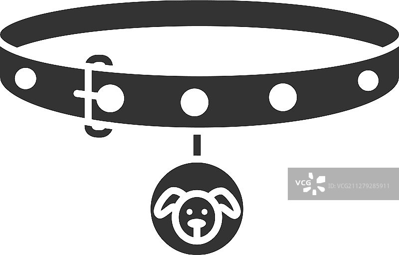 狗颈圈标志符号图片素材