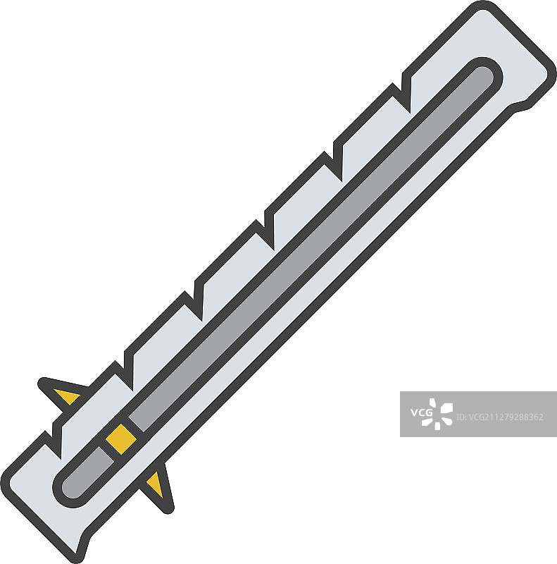 缝纫量规彩色图标图片素材