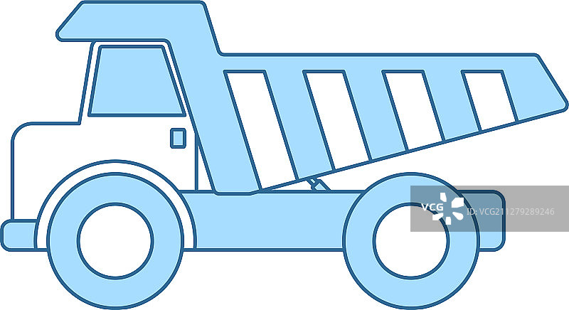 翻斗车图标图片素材