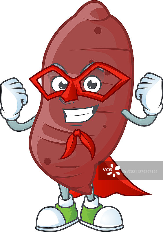 卡通超级英雄红薯图片素材