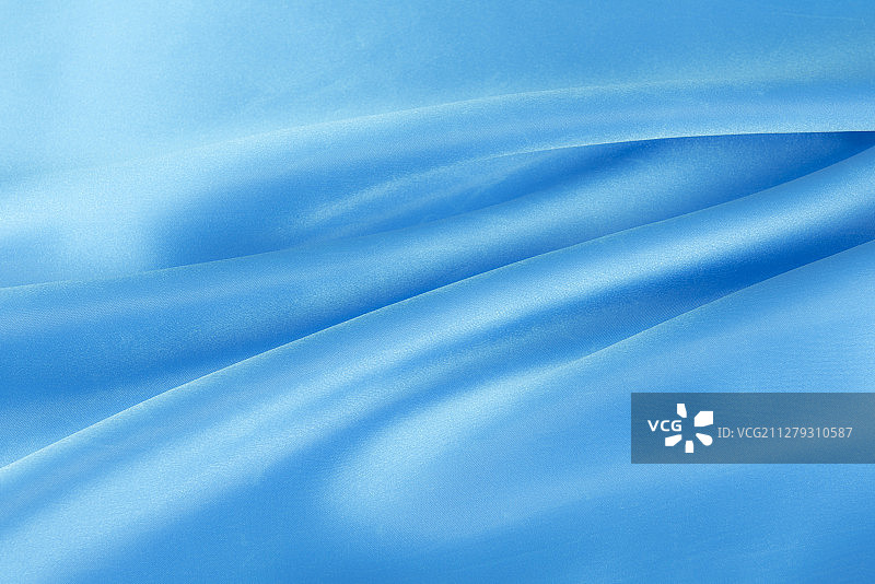蓝色丝绸背景素材图片素材