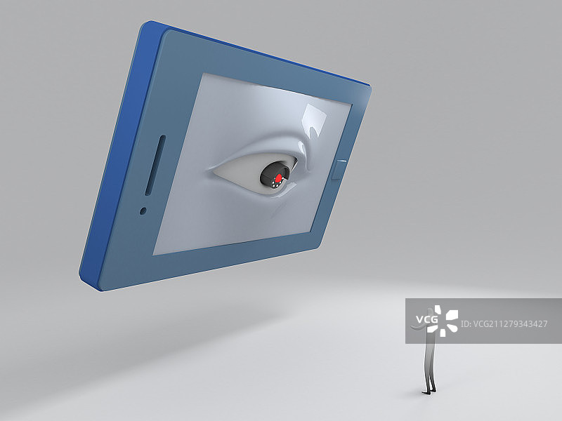 插图-监视图片素材