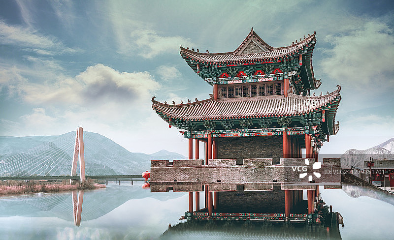 河口古镇图片素材