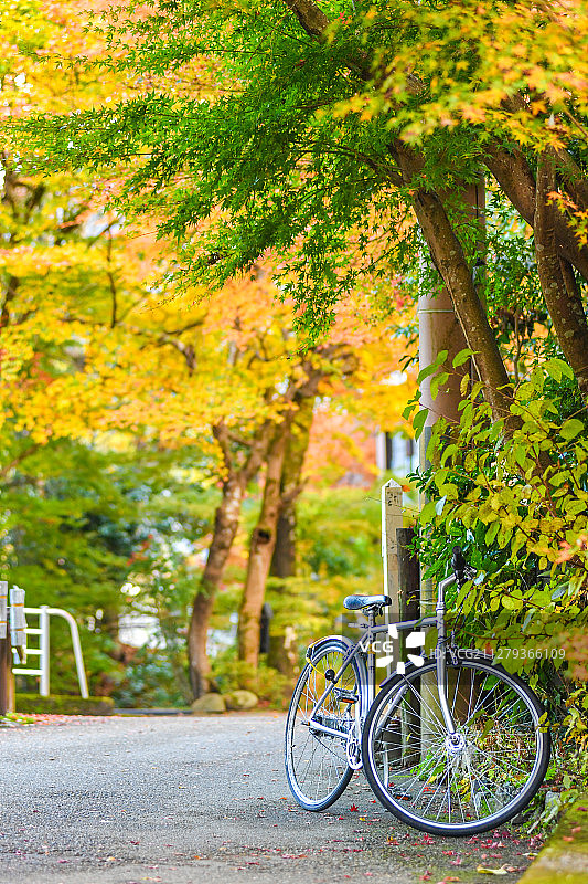 日本京都北部山村风光图片素材