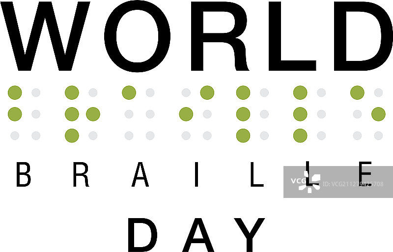 世界盲文日周年庆设计图片素材