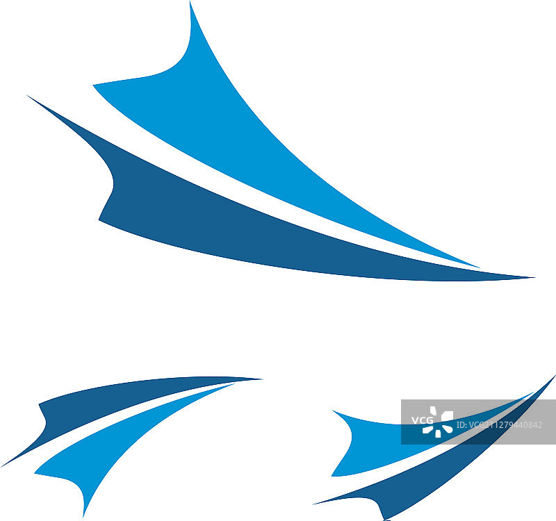 飞机纸质logo模板设计图片素材