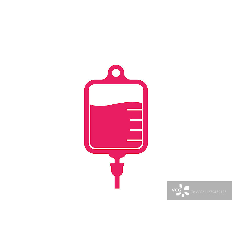 IV输液袋医疗滴注图标图片素材