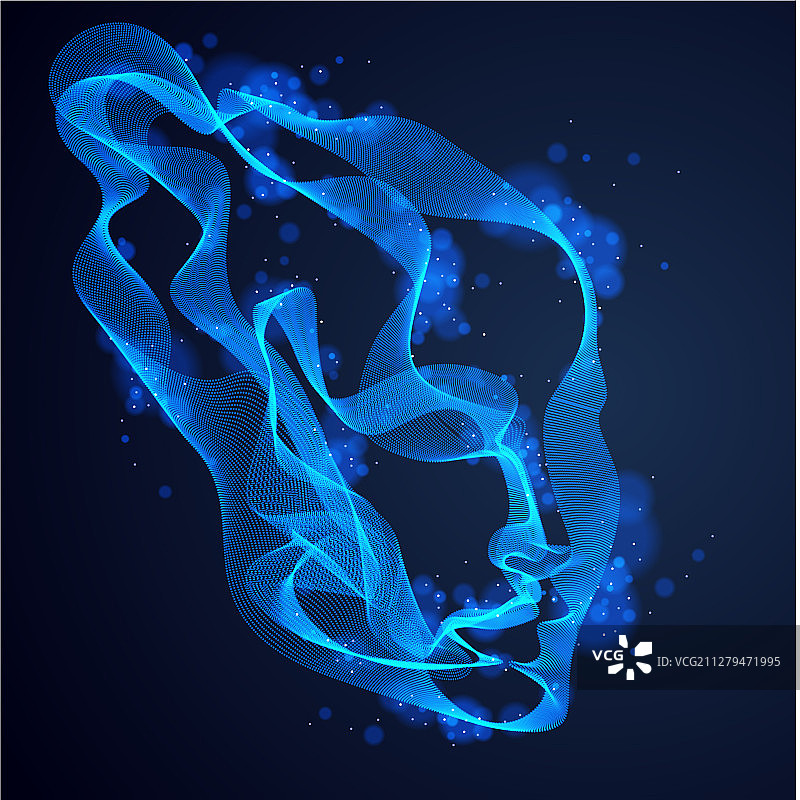 抽象艺术人头像肖像图片素材