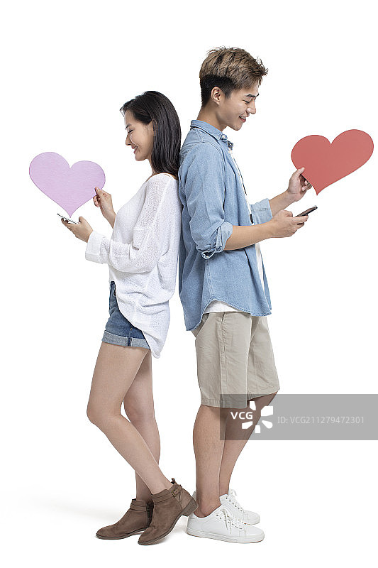 恋爱的年轻情侣图片素材