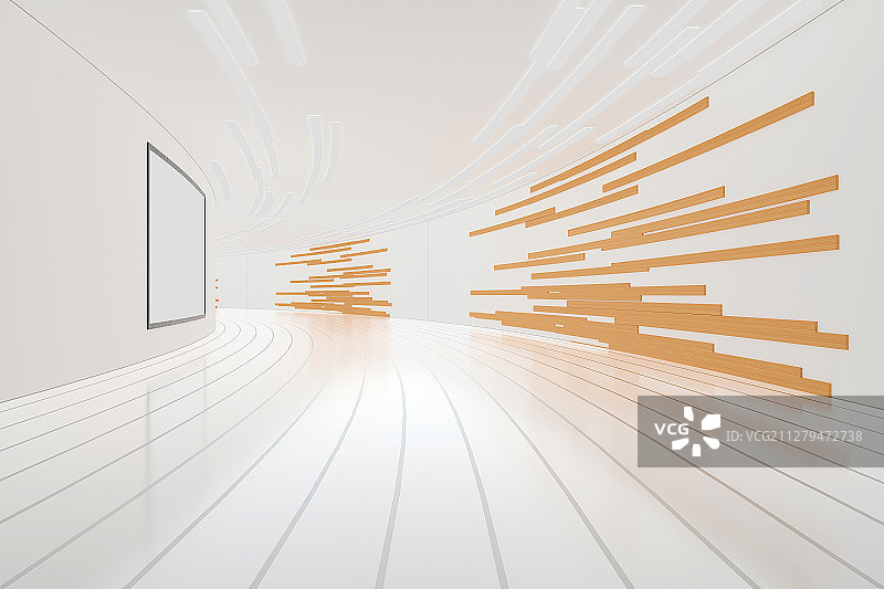 3D现代空间背景图片素材