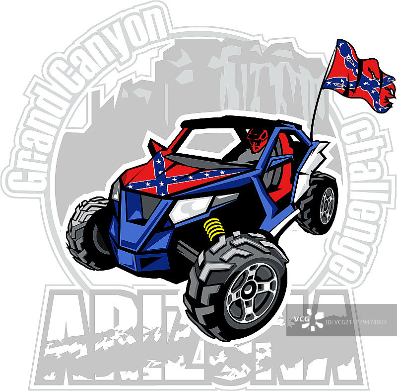 亚利桑那大峡谷UTV车标志图片素材