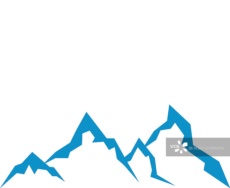 冰山图标设计模板图片素材