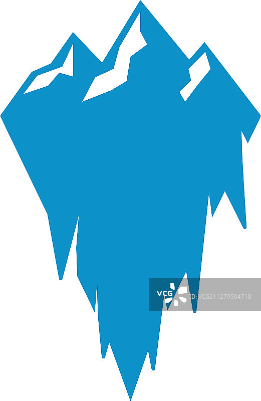 冰山图标设计模板图片素材