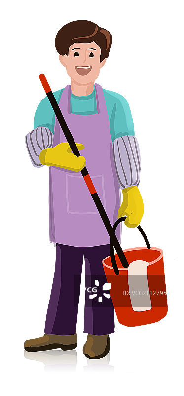 保洁员图片素材