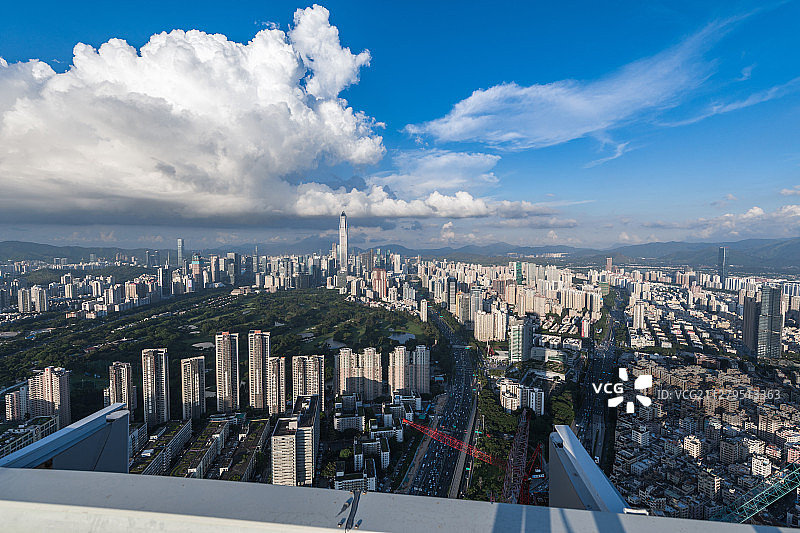 深圳城市风光房地产金融中心远景图片素材