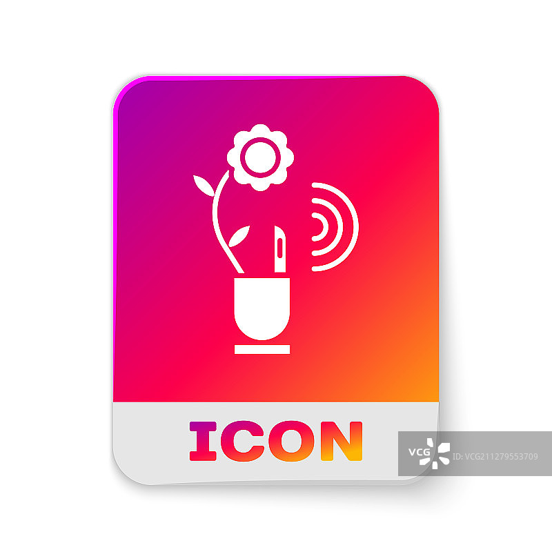白色智能农业技术：农场自动化图片素材