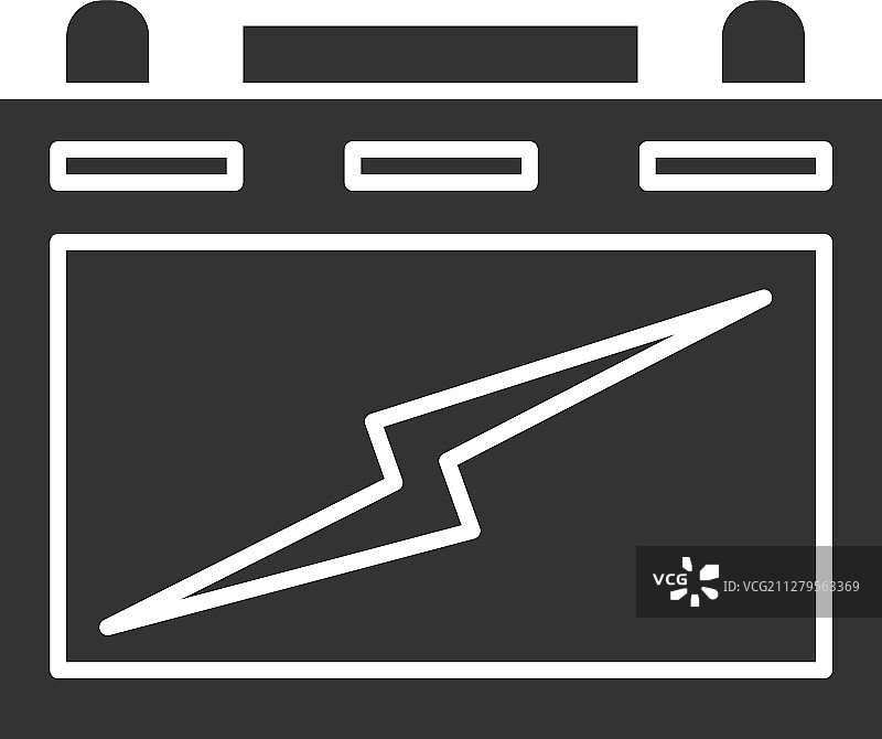 汽车电池标志图标图片素材