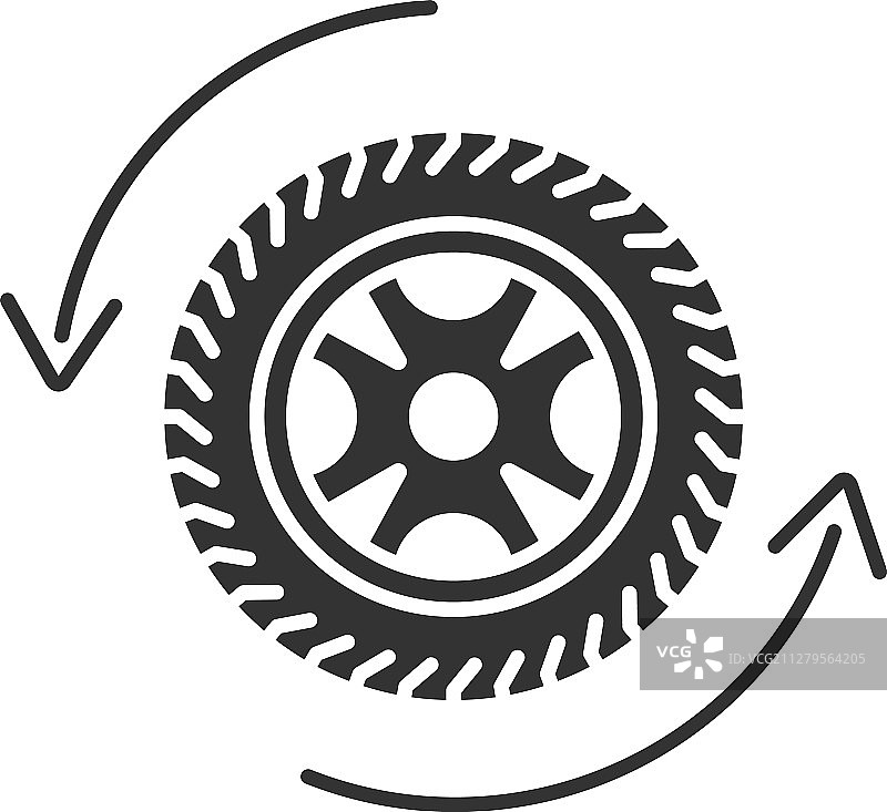 更换汽车车轮标志符号图标图片素材