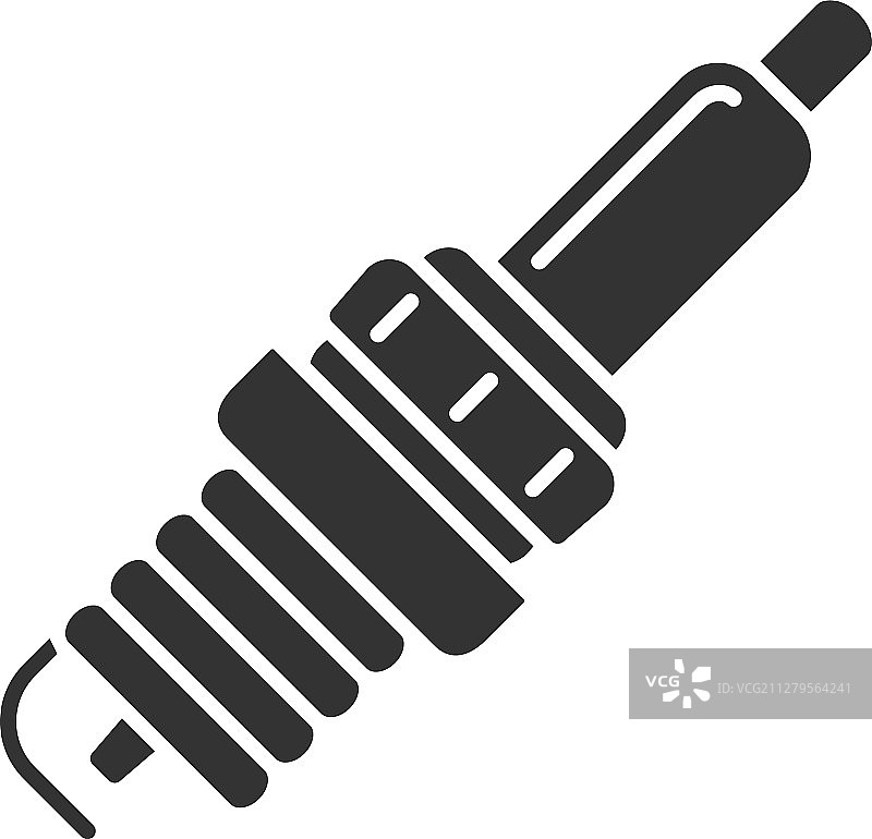 汽车火花塞glyph图标图片素材
