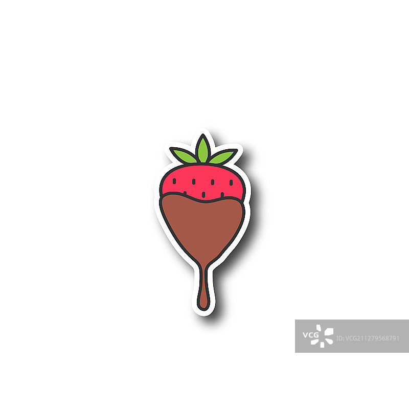 巧克力草莓地图片素材