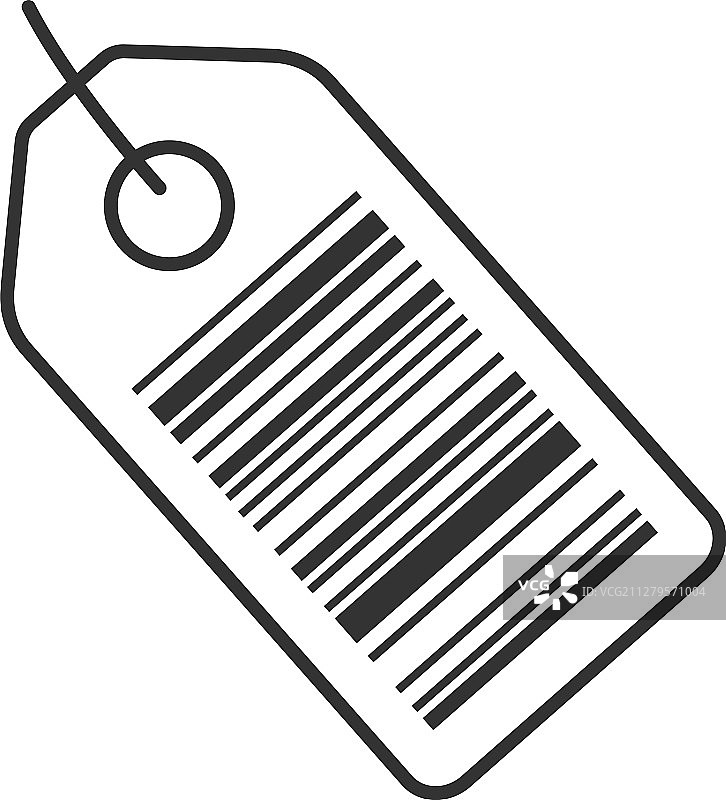 条形码标签线性图标图片素材