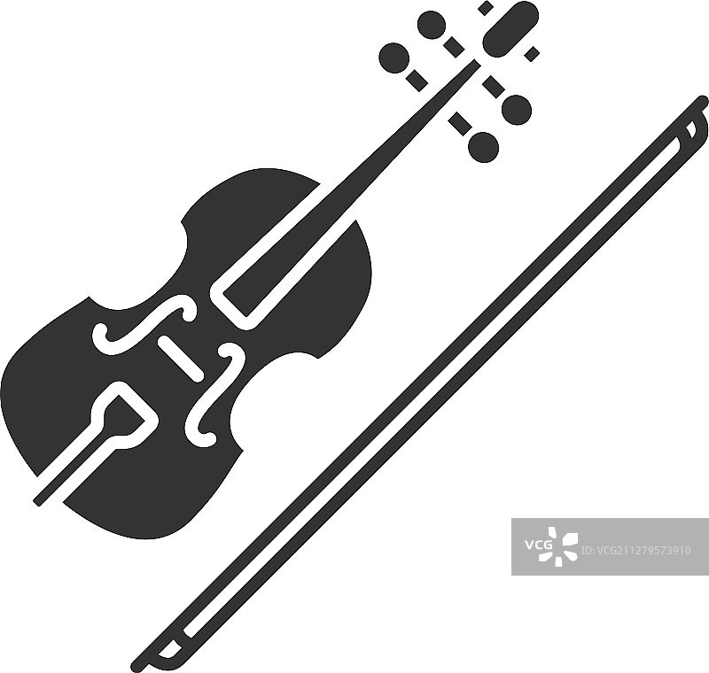 小提琴标志符号图片素材