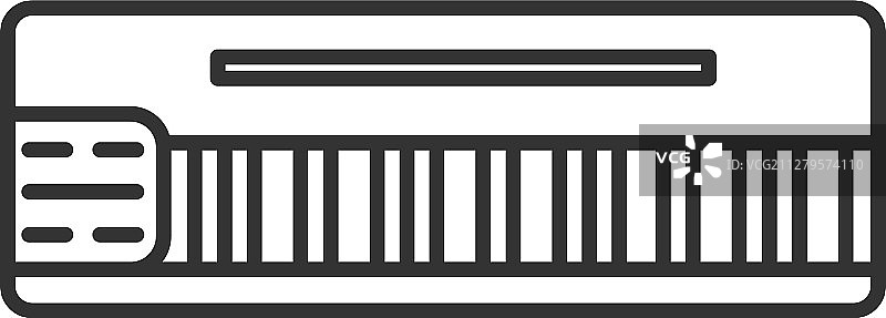 电子琴线性图标图片素材