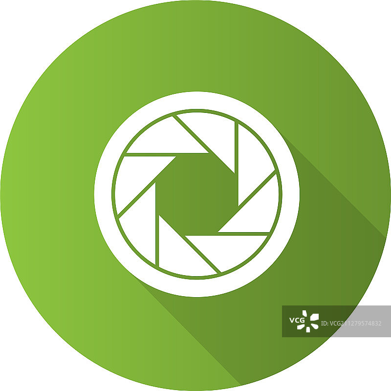 隔膜扁平设计长阴影字形图标图片素材