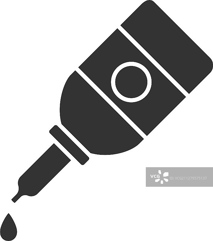 滴眼液字形图标图片素材