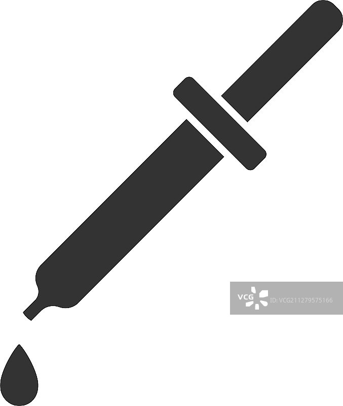 滴管字形图标图片素材