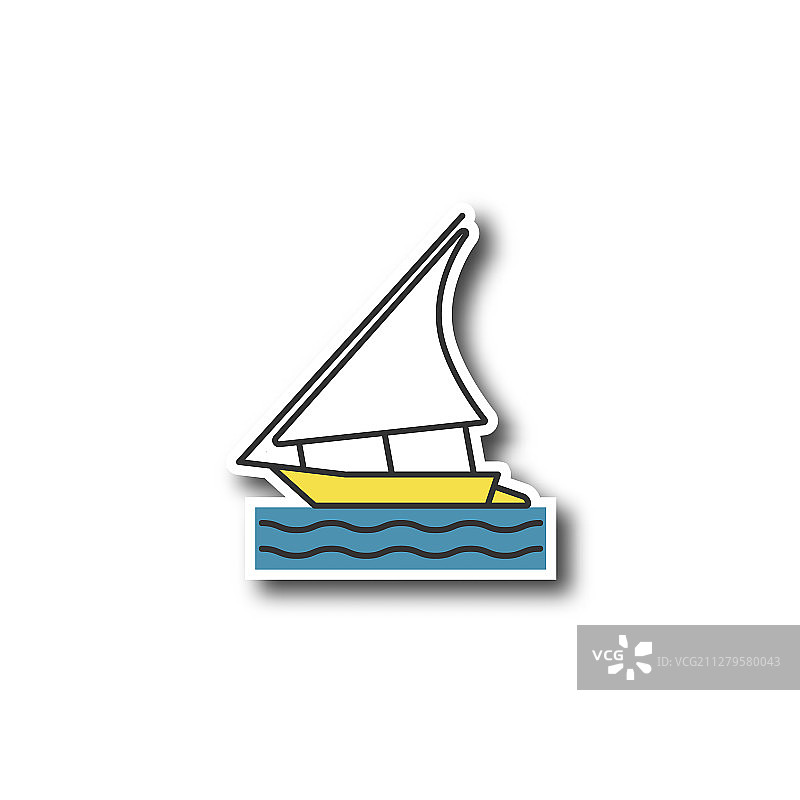 帆船布贴图片素材