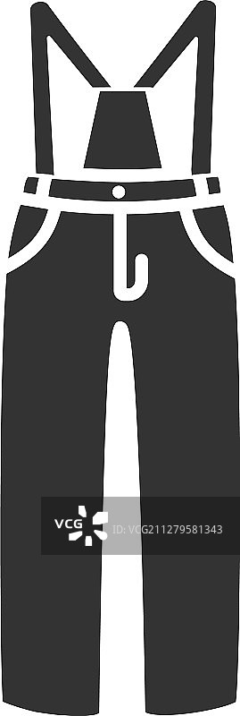 滑雪裤标志符号图片素材