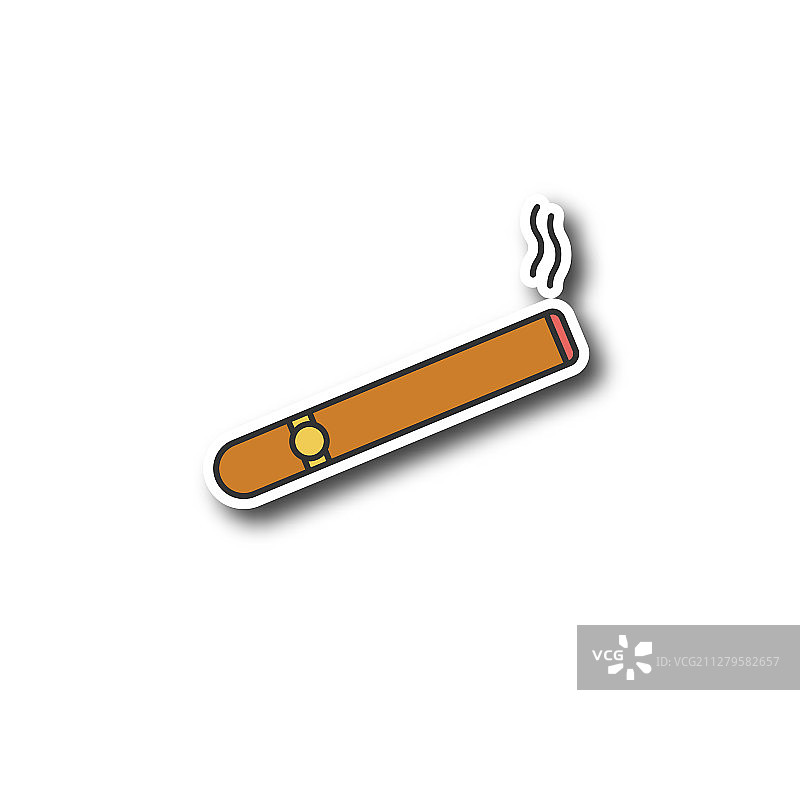 燃烧的雪茄图案图片素材