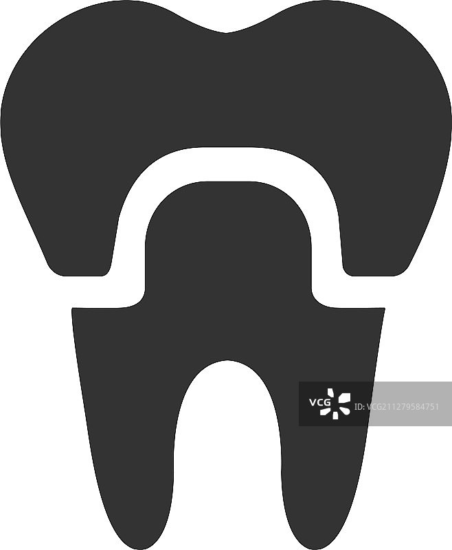 牙冠字形图标图片素材