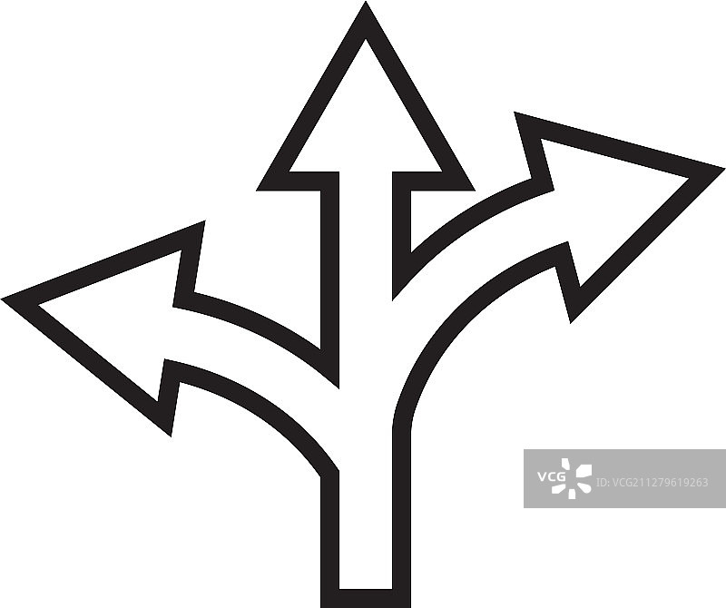 方向指示图标设计模板图片素材