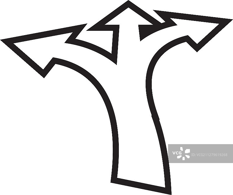 方向指示图标设计模板图片素材