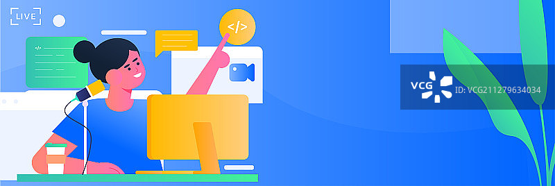 直播软件编程图片素材