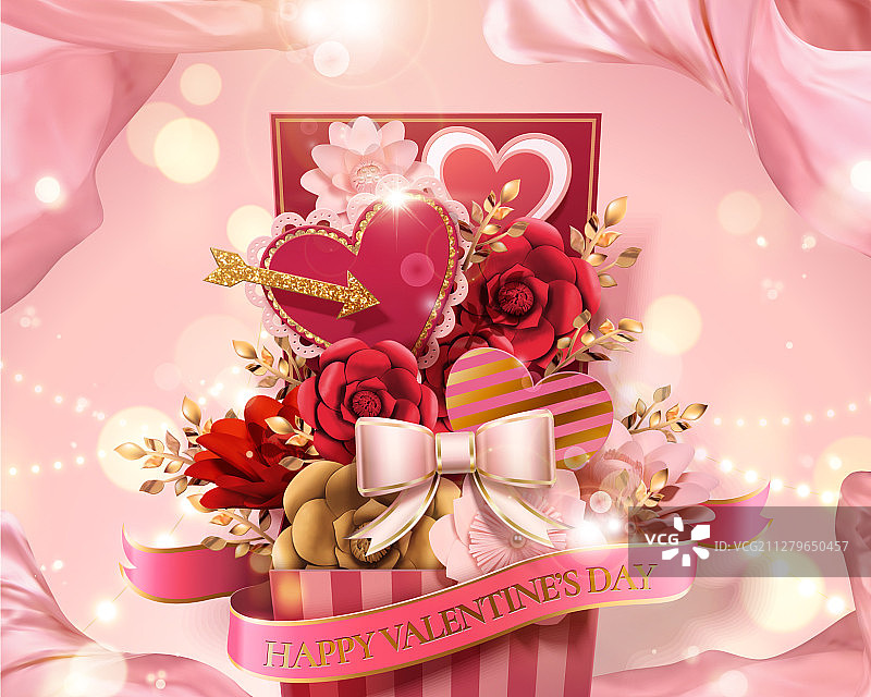 情人节礼品盒图片素材