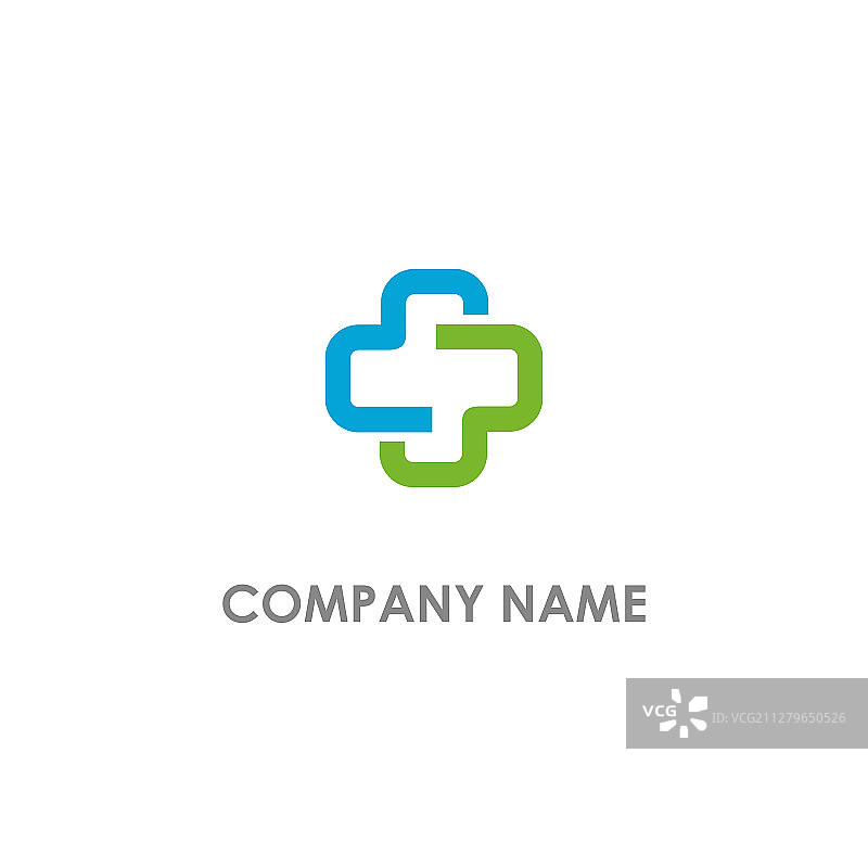 彩色十字医疗标志图片素材