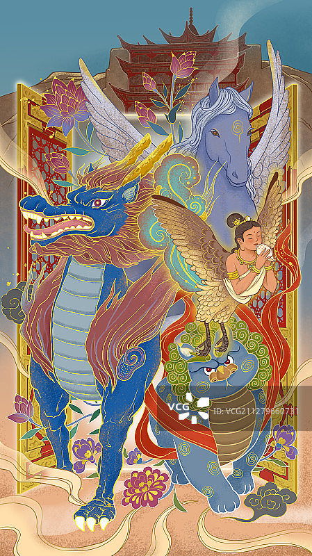 故宫敦煌6图片素材