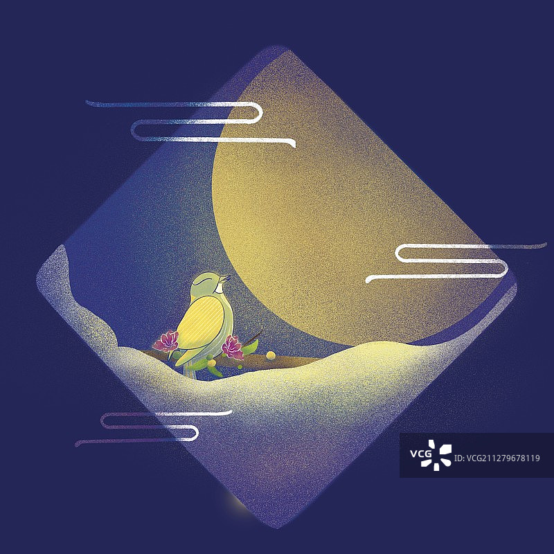 谷雨-杜鹃夜啼图片素材