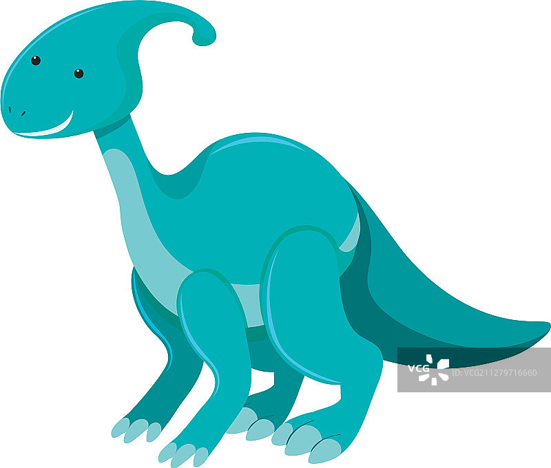 蓝色的副栉龙图片图片素材