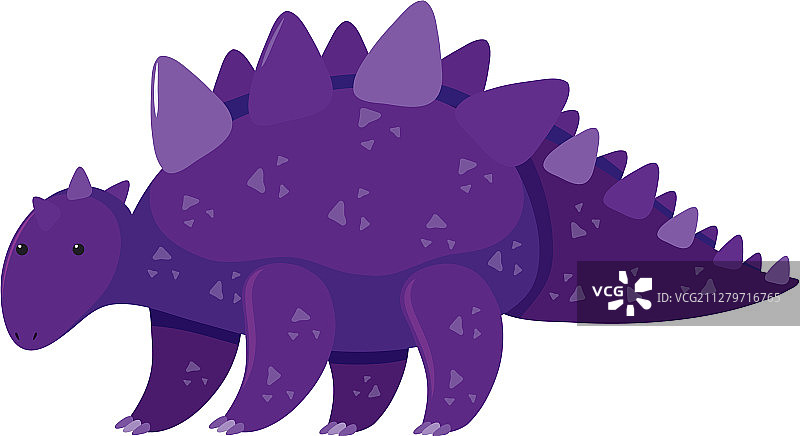 紫色剑龙单图图片素材