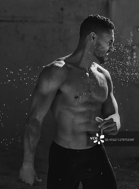 海滩健身图片素材