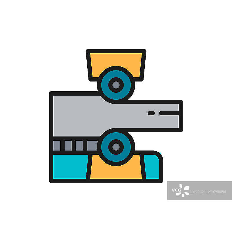 金属板滚压机金属加工图片素材